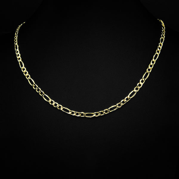 10k Gold Figaro Necklace