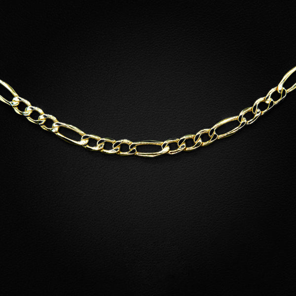 10k Gold Figaro Necklace