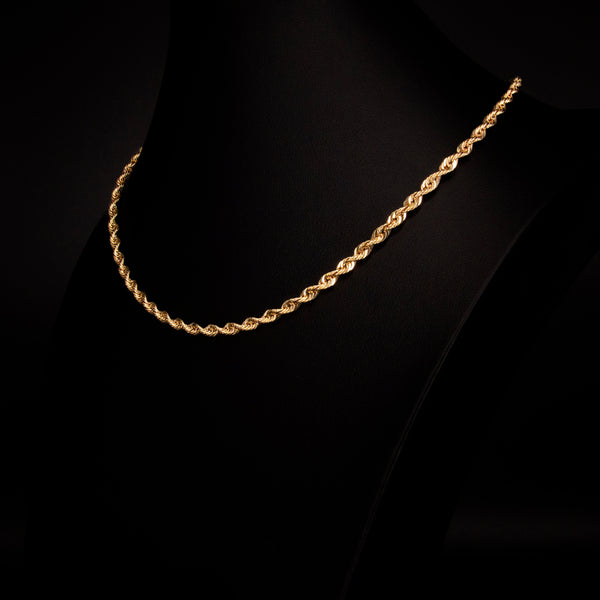 10k Gold Rope Necklace