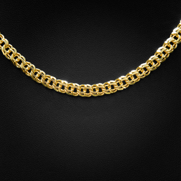 10k Gold 6mm Chino Link Necklace