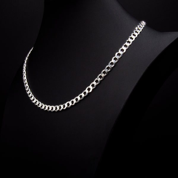 5mm Sterling Silver Miami Cuban Necklace