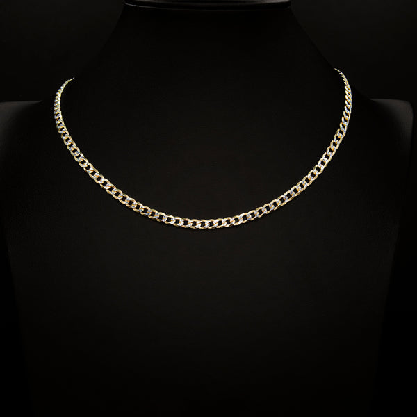 4mm Diamond Cut Cuban Necklace