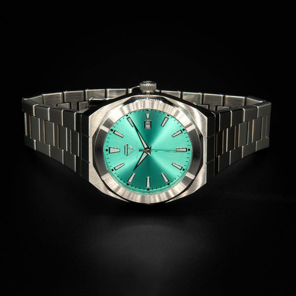 Silver w/ Tiffany Dial Timepiece