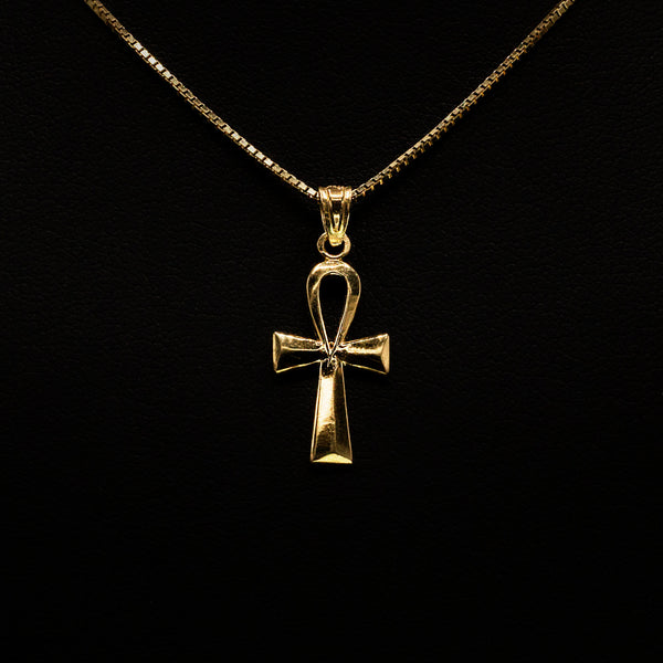 Ankh Cross Mini 10k Solid Gold