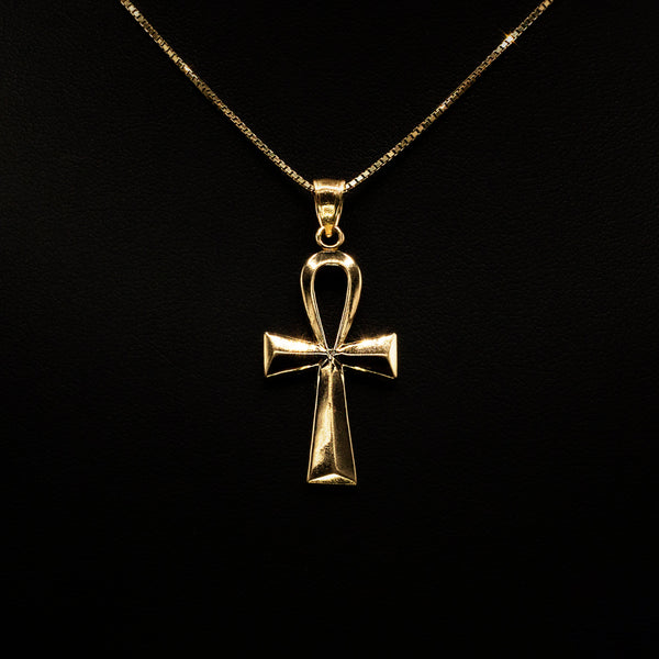 Ankh Cross 10k Solid Gold