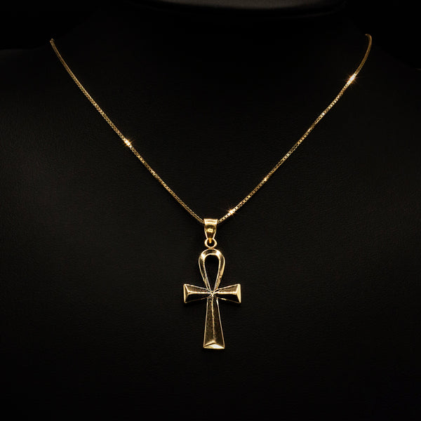 Ankh Cross 10k Solid Gold