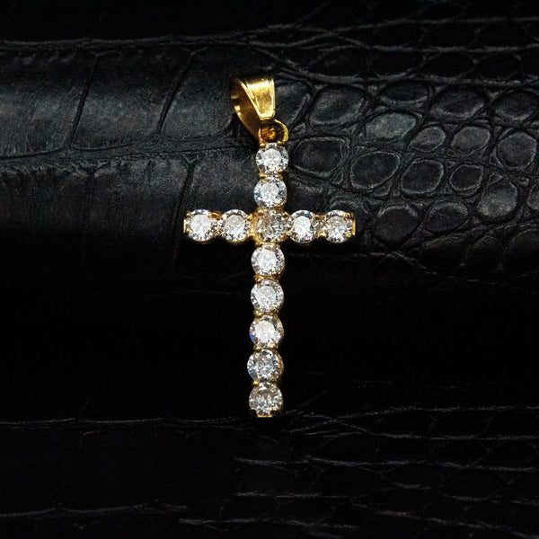 Yellow Gold Cross Pendant